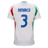 Italia Federico Dimarco #3 Vieraspaita EM-Kisat 2024 Lyhythihainen
